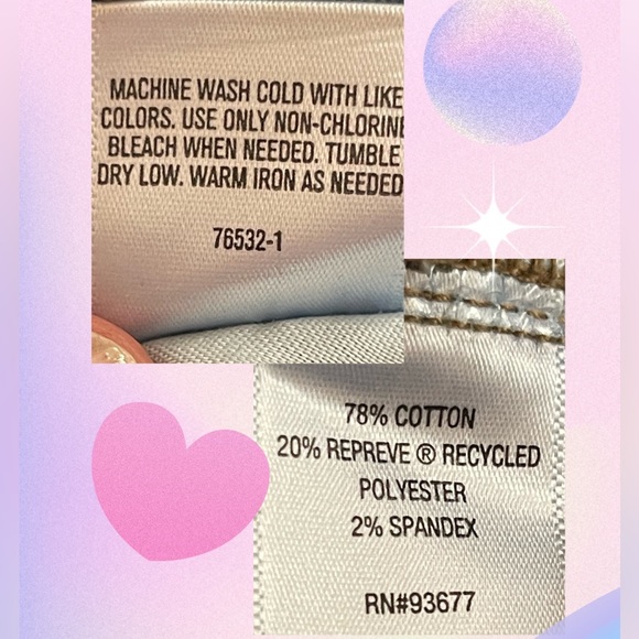 St John's Bay Flare High Rise Secretly Slender Jeans Size 18 - Picture 5 of 10